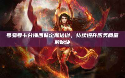 号易号卡分销团队定期培训，持续提升服务质量的秘诀