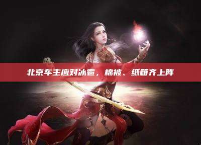 北京车主应对冰雹,棉被、纸箱齐上阵