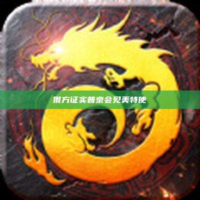 俄方证实普京会见美特使