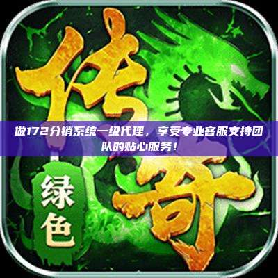做172分销系统一级代理，享受专业客服支持团队的贴心服务！