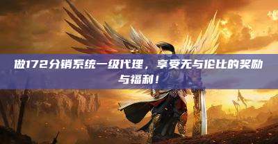 做172分销系统一级代理，享受无与伦比的奖励与福利！