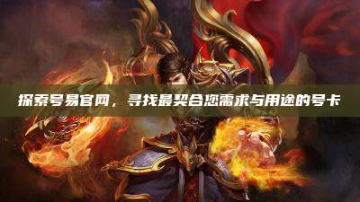 探索号易官网，寻找最契合您需求与用途的号卡