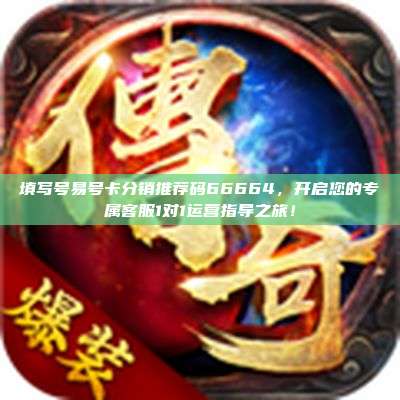 填写号易号卡分销推荐码66664，开启您的专属客服1对1运营指导之旅！