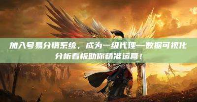 加入号易分销系统，成为一级代理—数据可视化分析看板助你精准运营！