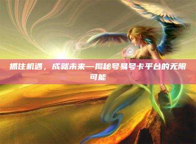 抓住机遇,成就未来—揭秘号易号卡平台的无限可能