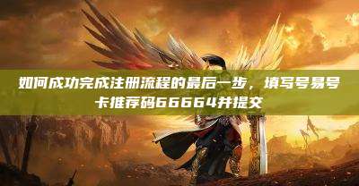 如何成功完成注册流程的最后一步,填写号易号卡推荐码66664并提交