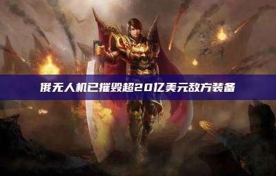 俄无人机已摧毁超20亿美元敌方装备