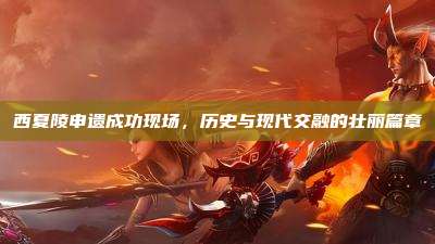 西夏陵申遗成功现场，历史与现代交融的壮丽篇章