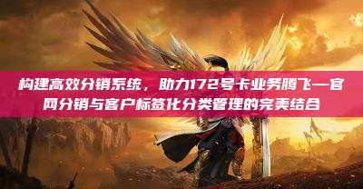 构建高效分销系统，助力172号卡业务腾飞—官网分销与客户标签化分类管理的完美结合