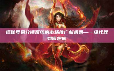 揭秘号易分销系统的市场推广新机遇—一级代理如何把握