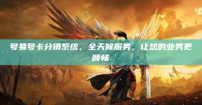 号易号卡分销系统，全天候服务，让您的业务更顺畅