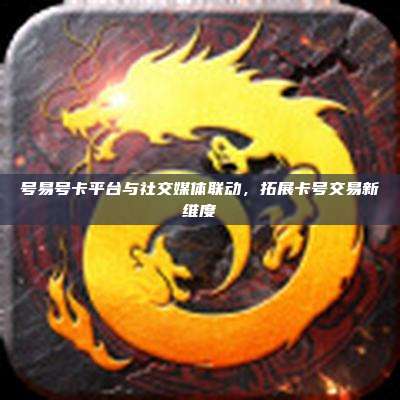 号易号卡平台与社交媒体联动，拓展卡号交易新维度