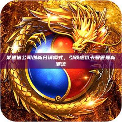 某通信公司创新分销模式,引领虚拟卡号管理新潮流